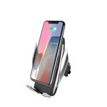 Picture of Hoco Car Fast Wireless Charger with Touch Sensor + Clip Air Outlet + Suction Base